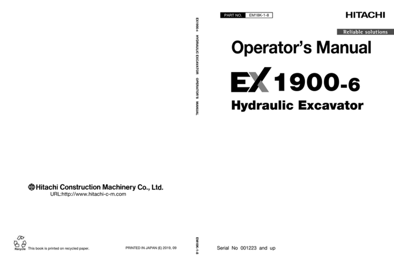 Hitachi EX1900-6 User manual