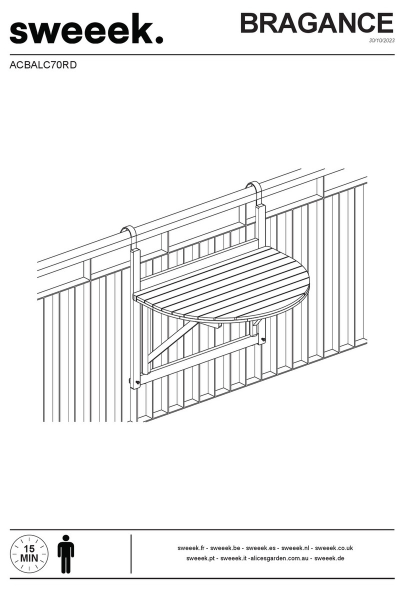 sweeek. BRAGANCE ACBALC70RD User manual sweeek. BRAGANCE ACBALC70RD User manual
