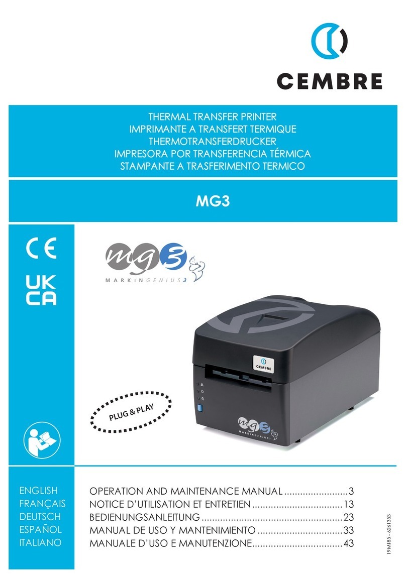 Cembre MG3A User manual