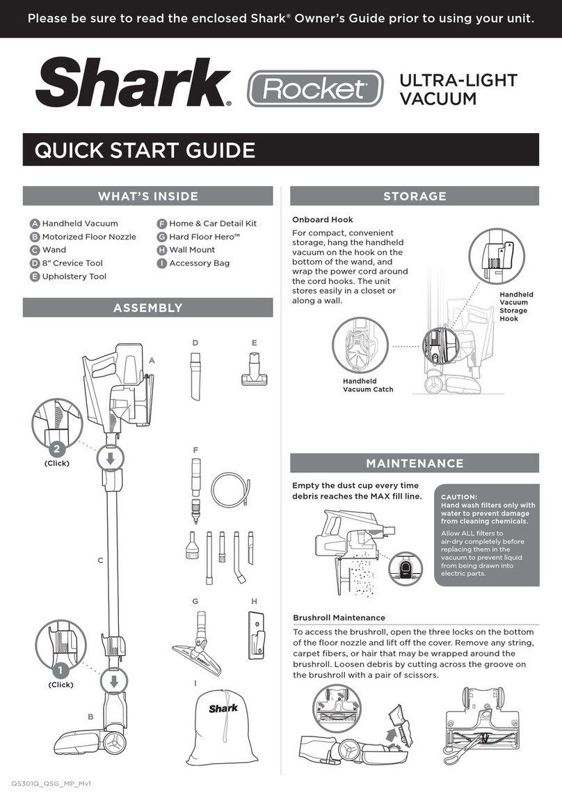 Shark Rocket QS301Q Series User manual