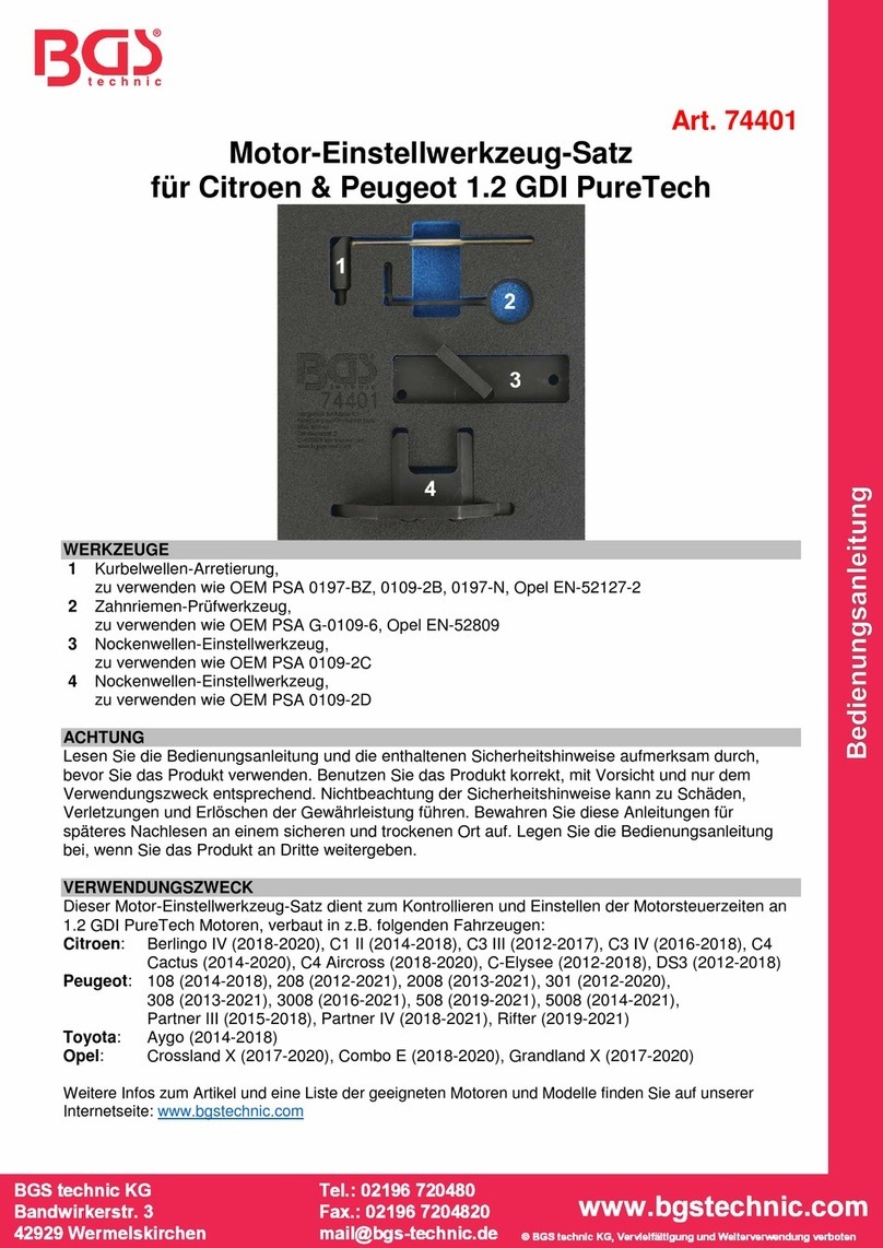 BGS technic 74401 manual