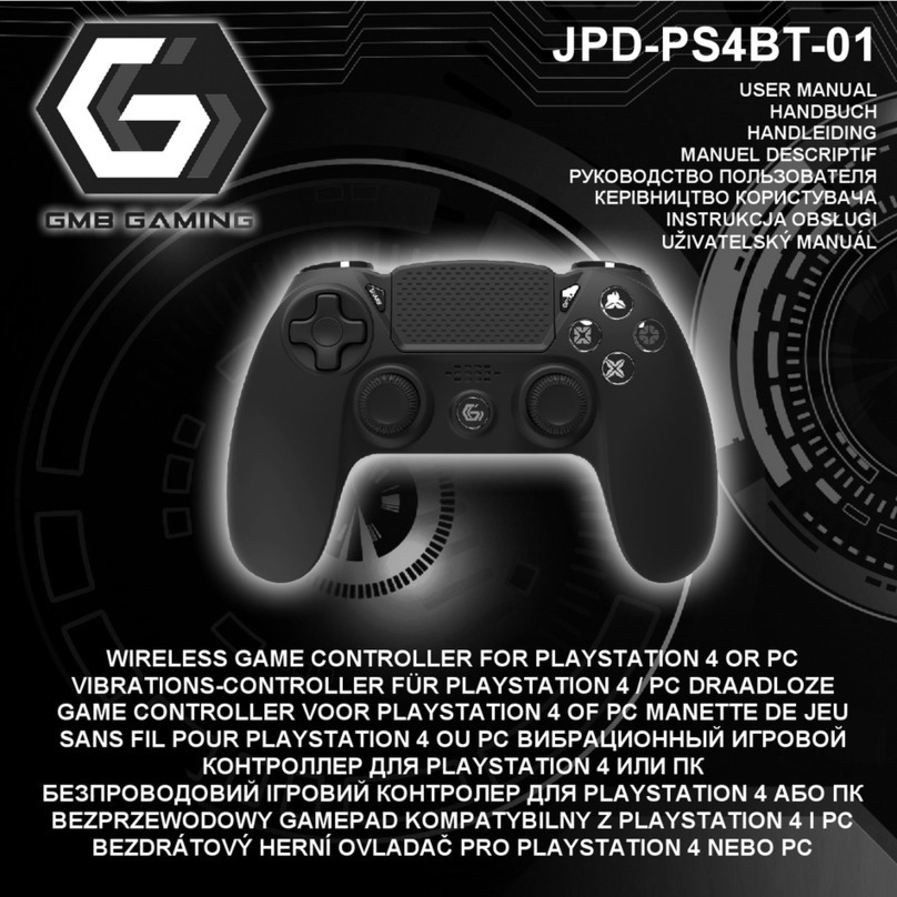 GMB Gaming JPD-PS4BT-01 user manual