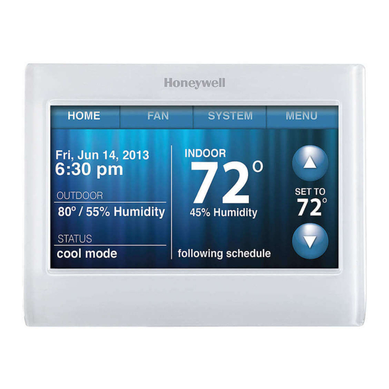 Honeywell WIFI 9000 COLOR TOUCHSCREEN user manual