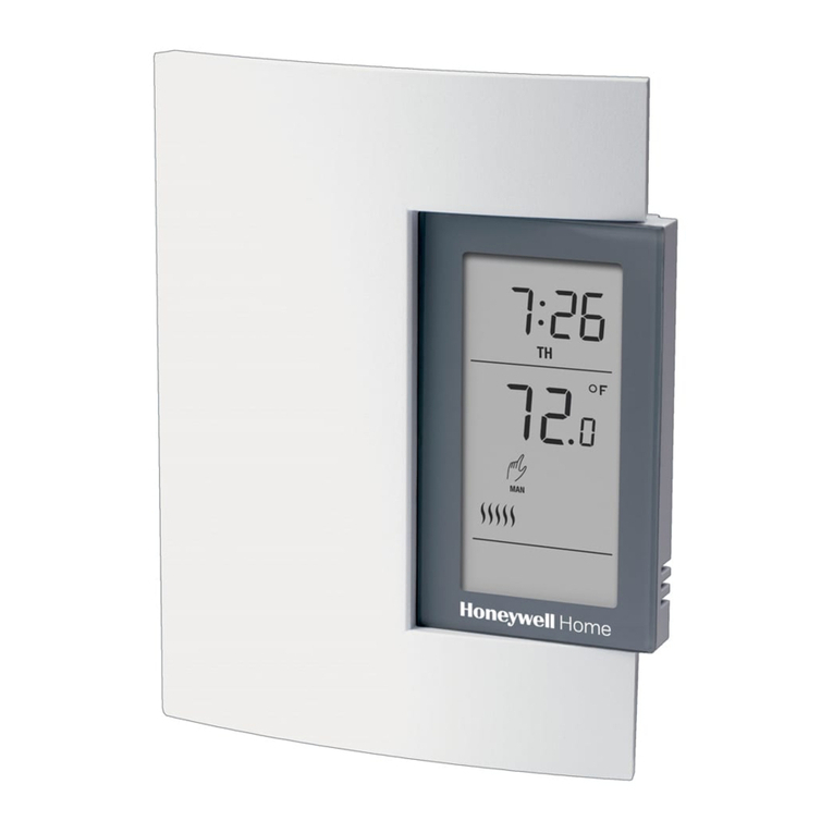 Honeywell TL8100A1008 - Line Voltage Thermostat User manual