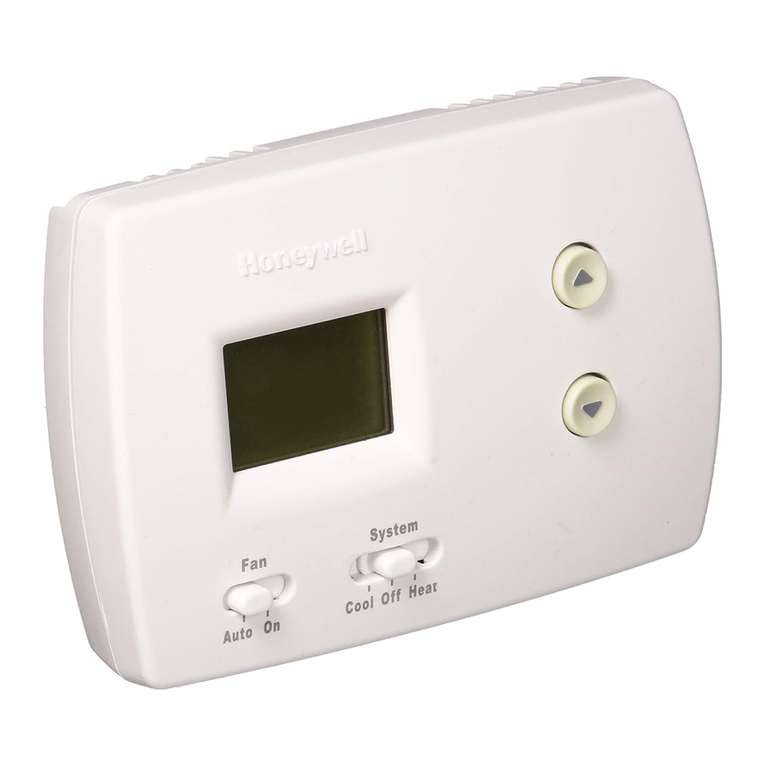 Honeywell TH3110D1008 - Digital Thermostat, 1h User manual