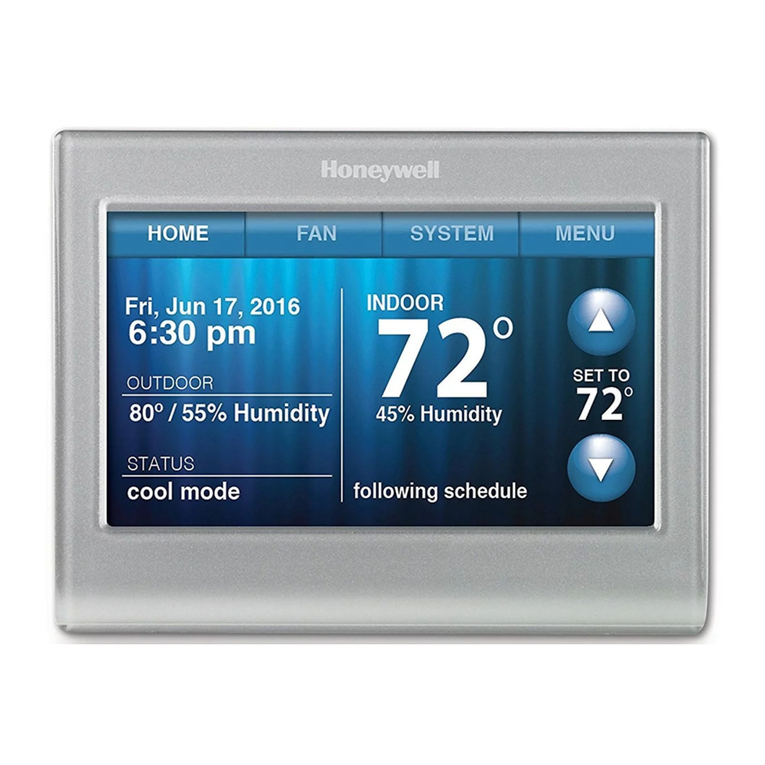 Honeywell RTH9580 Wi-Fi User manual