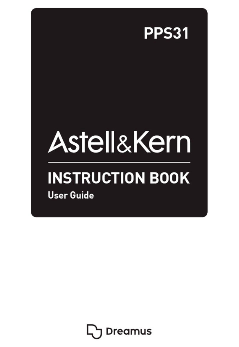 Dreamus Astell & Kern SR35 Instruction book