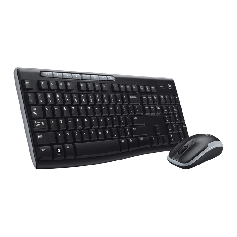 Logitech Wireless Combo MK260 User manual