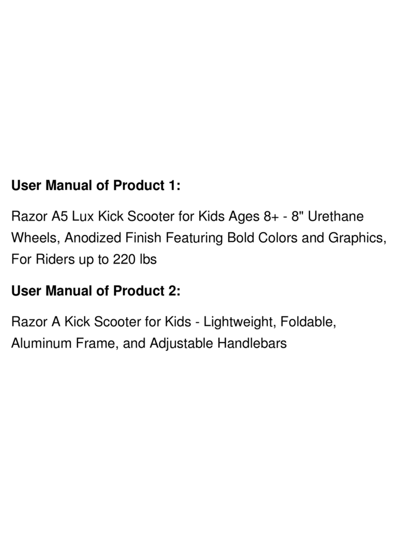 Razor S User manual