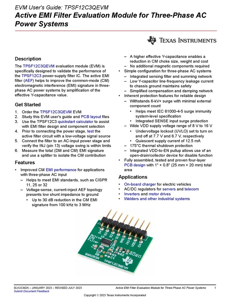 Texas Instruments TPSF12C3QEVM user guide