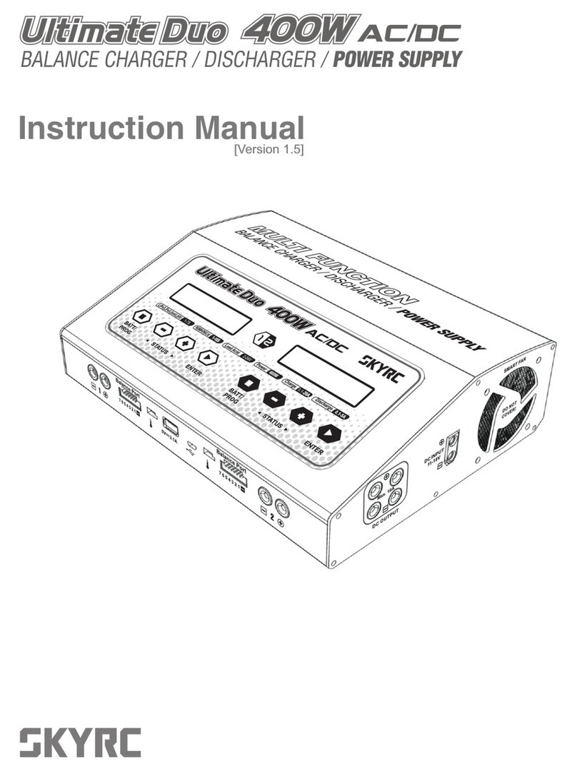 Skyrc Ultimate Duo 400W AC/DC instruction manual