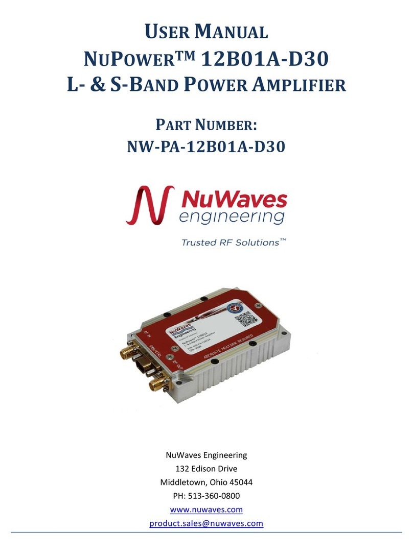 NuWaves NUPOWER 12B01A-D30 User manual