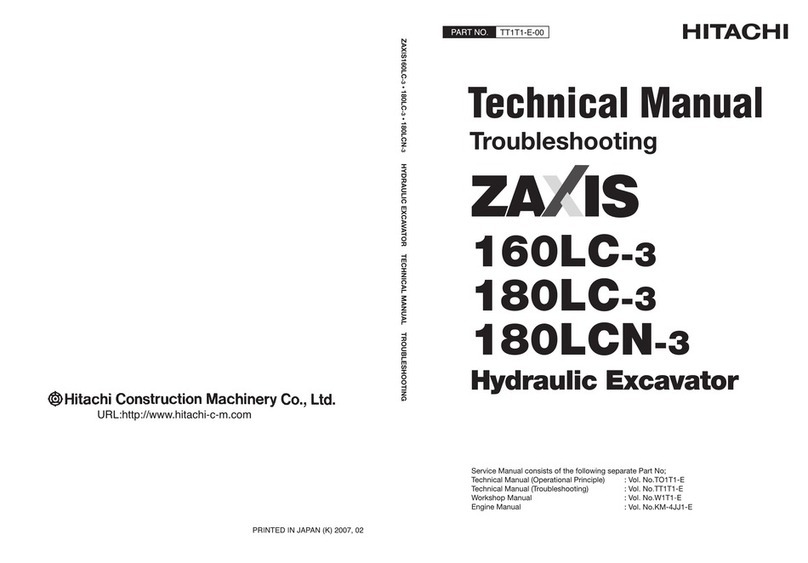 Hitachi 160LC-3 Technical manual