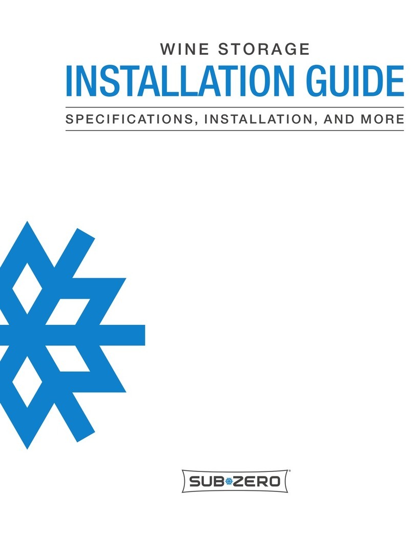 Sub-Zero UW-24FS User manual