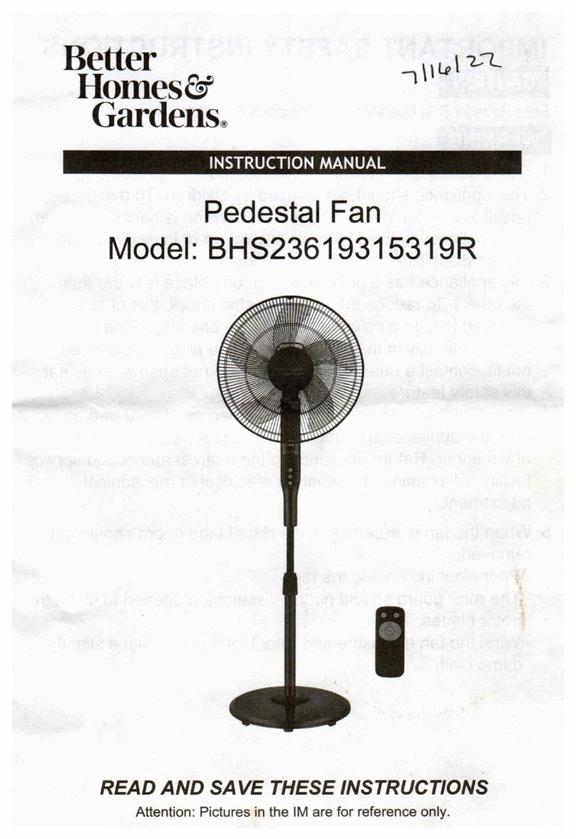 Better Homes and Gardens BHS23619315319R instruction manual