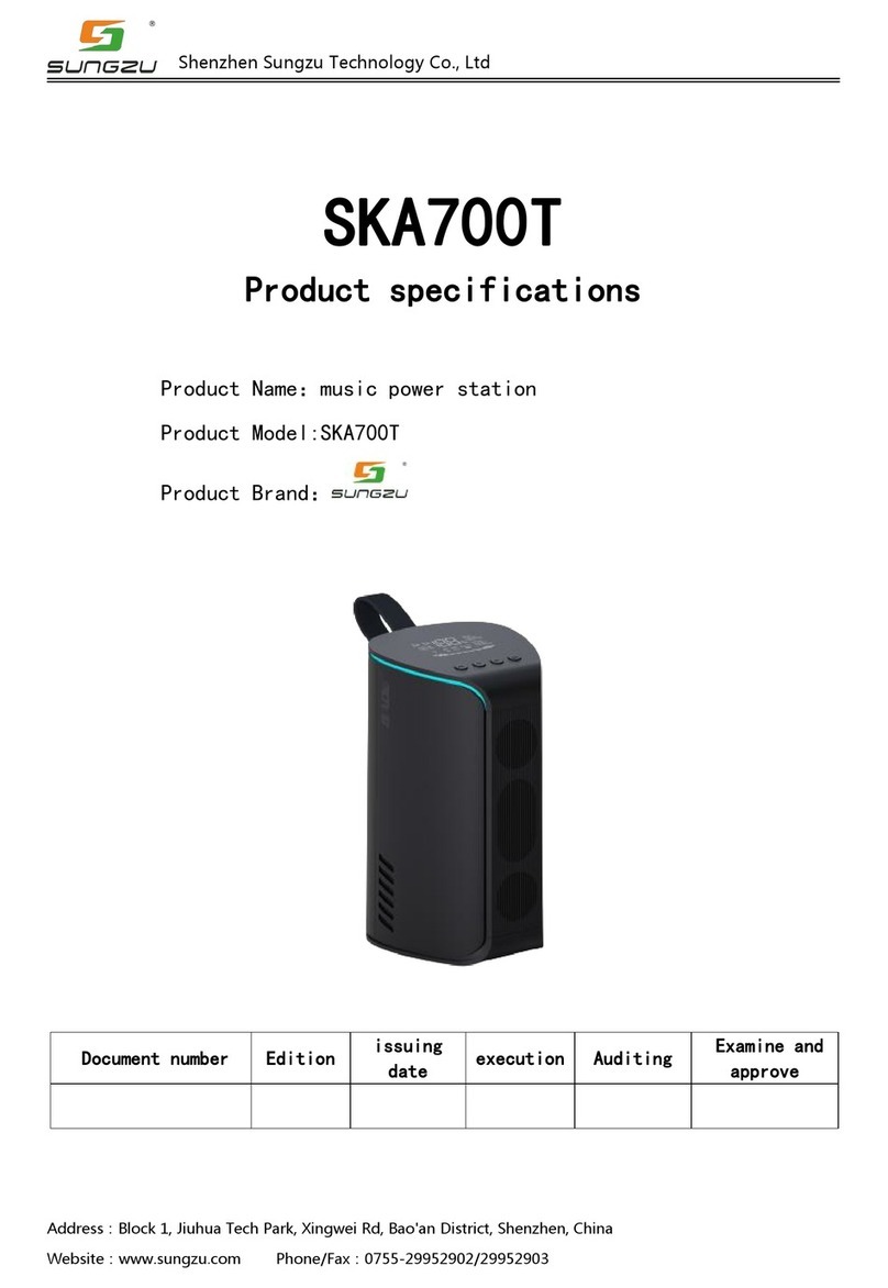 SUNGZU SKA700T instructions