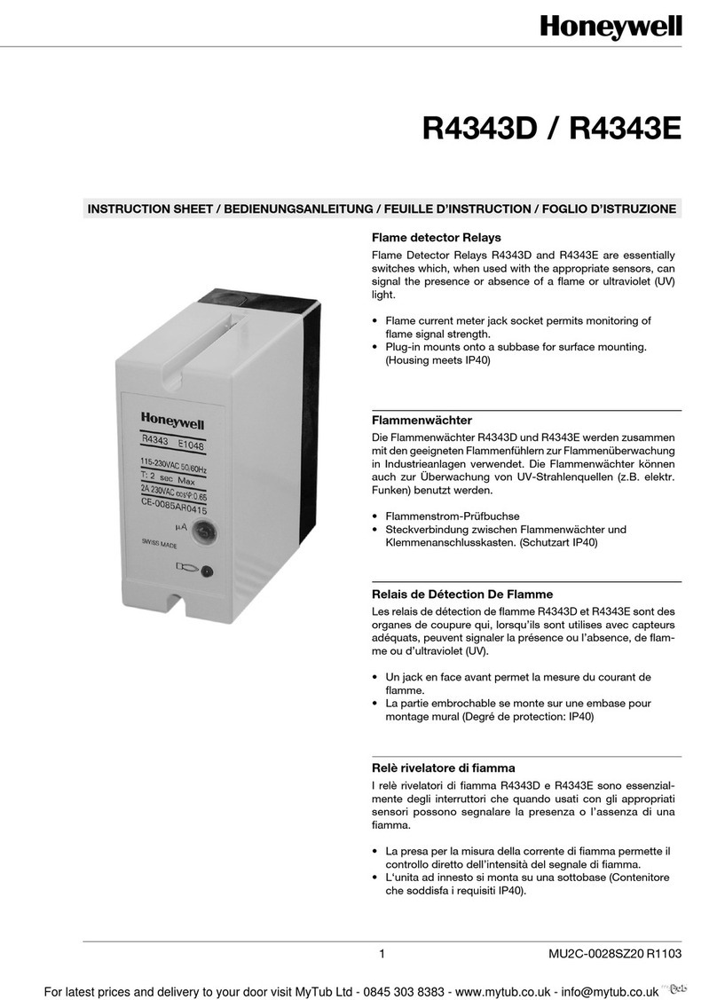 Honeywell R4343D User manual