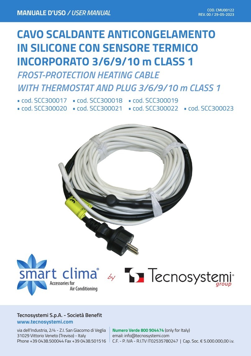 Tecnosystemi smart clima SCC300017 User manual