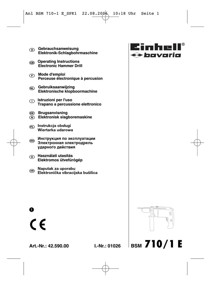 EINHELL Bavaria BSM 710/1 E operating instructions