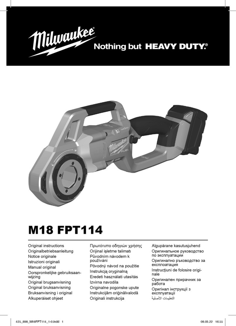 Milwaukee M18 FUEL FPT114-0C Original instructions