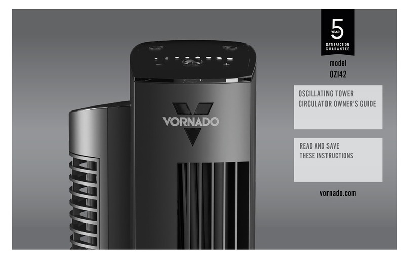 Vornado OZI42 User manual