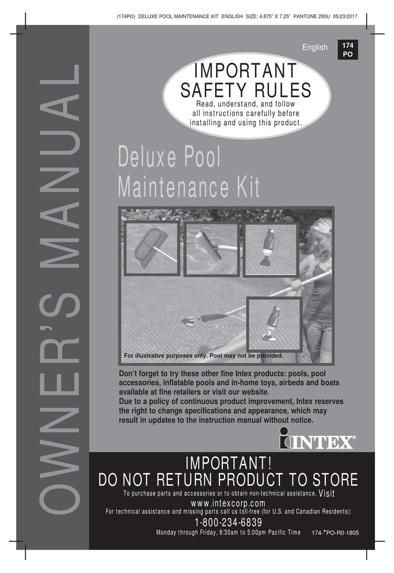 Intex 174PO owner's manual