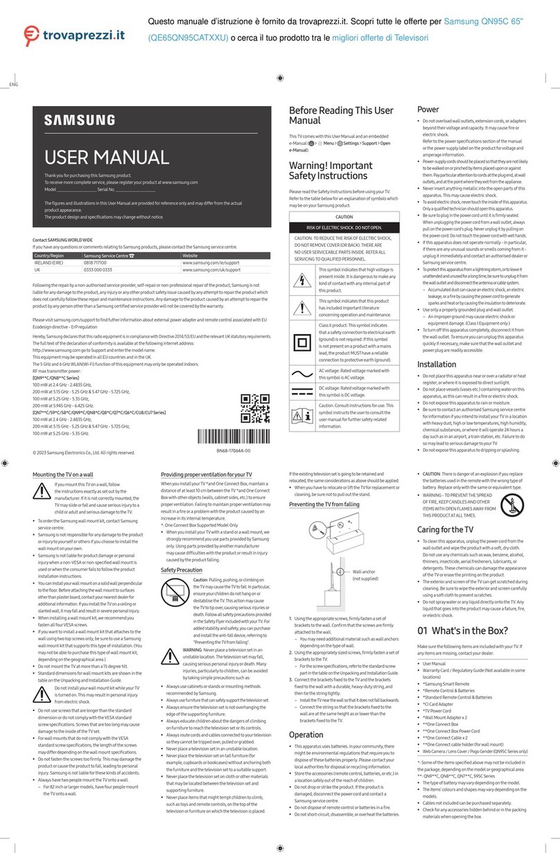 Samsung QN95C Series User manual