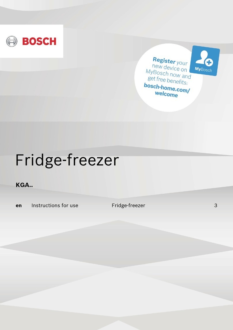 Bosch KGA Series Instructions for use