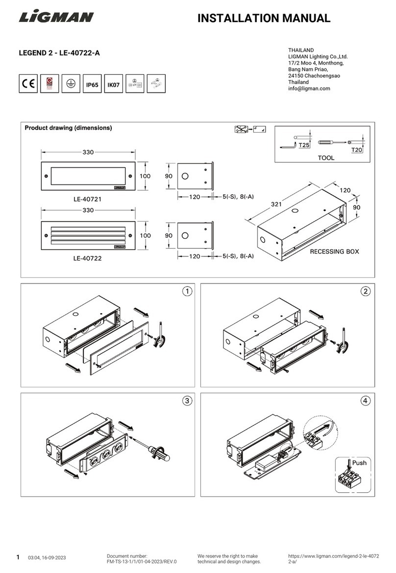 LIGMAN LE-40722-A User manual