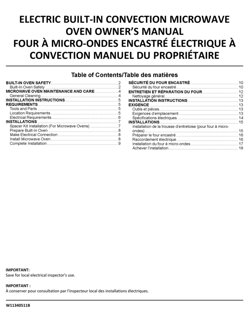 Jenn-Air NOIR JMC2427LM owner's manual