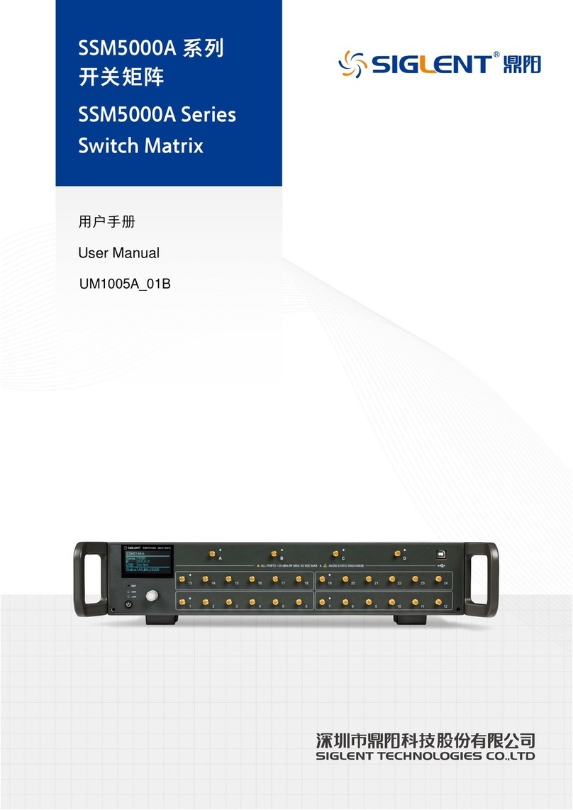 SIGLENT SSM5122A User manual