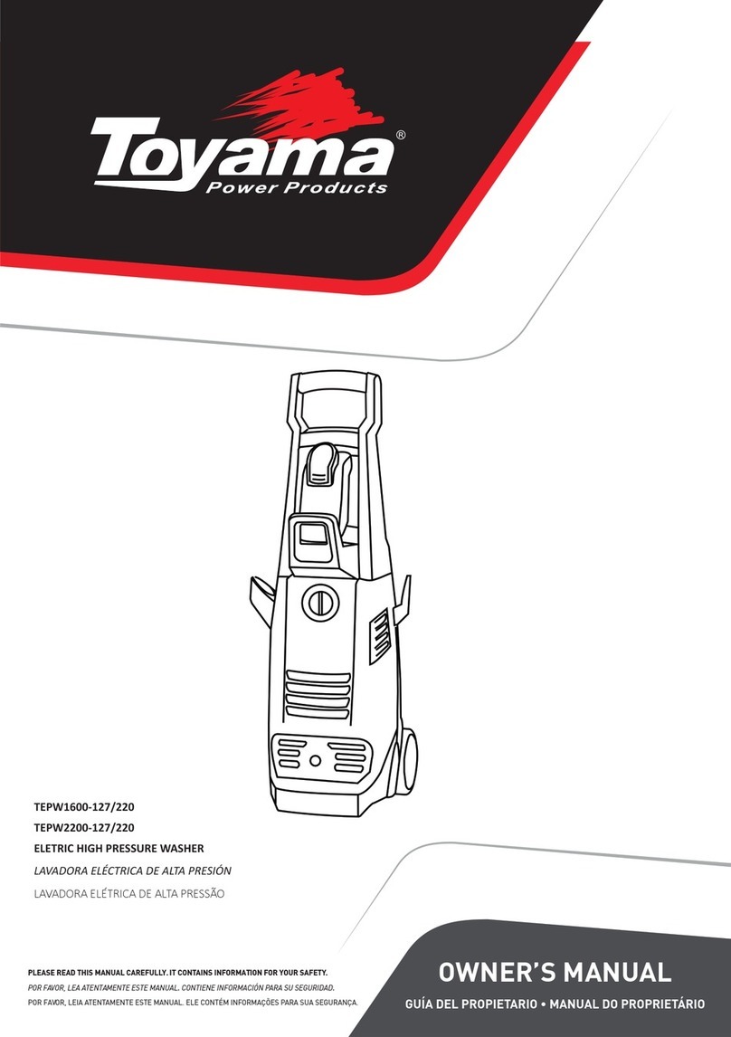 Toyama TEPW1600-127/220 owner's manual