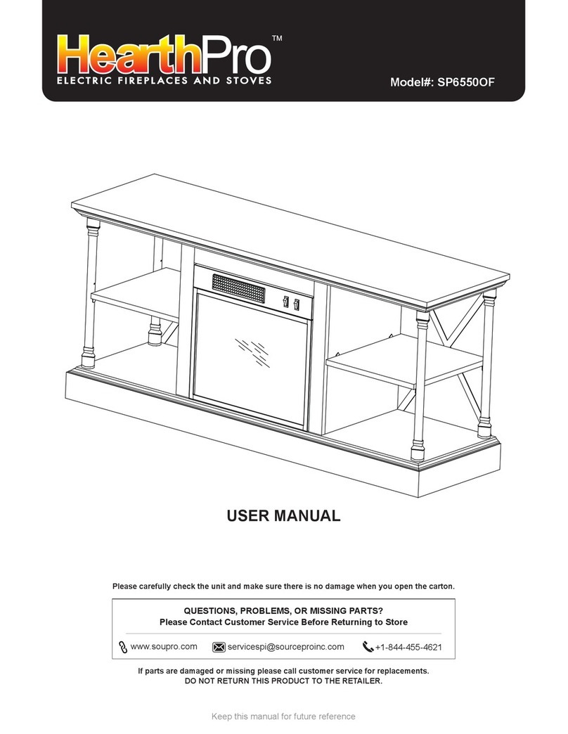 HearthPro SP6550OF user manual HearthPro SP6550OF user manual