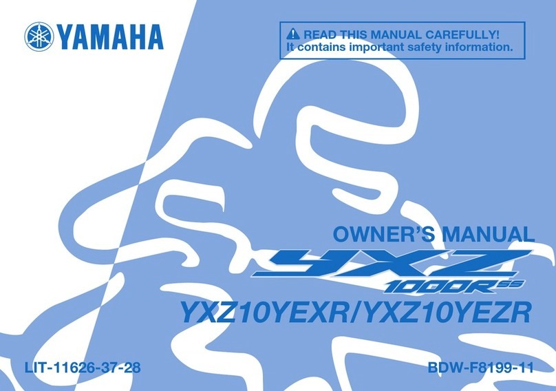 Yamaha YXZ10YEXR User manual