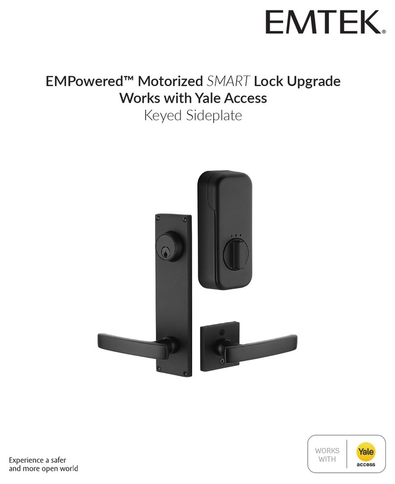 Emtek EMPowered EMP7990RKUS15 User manual