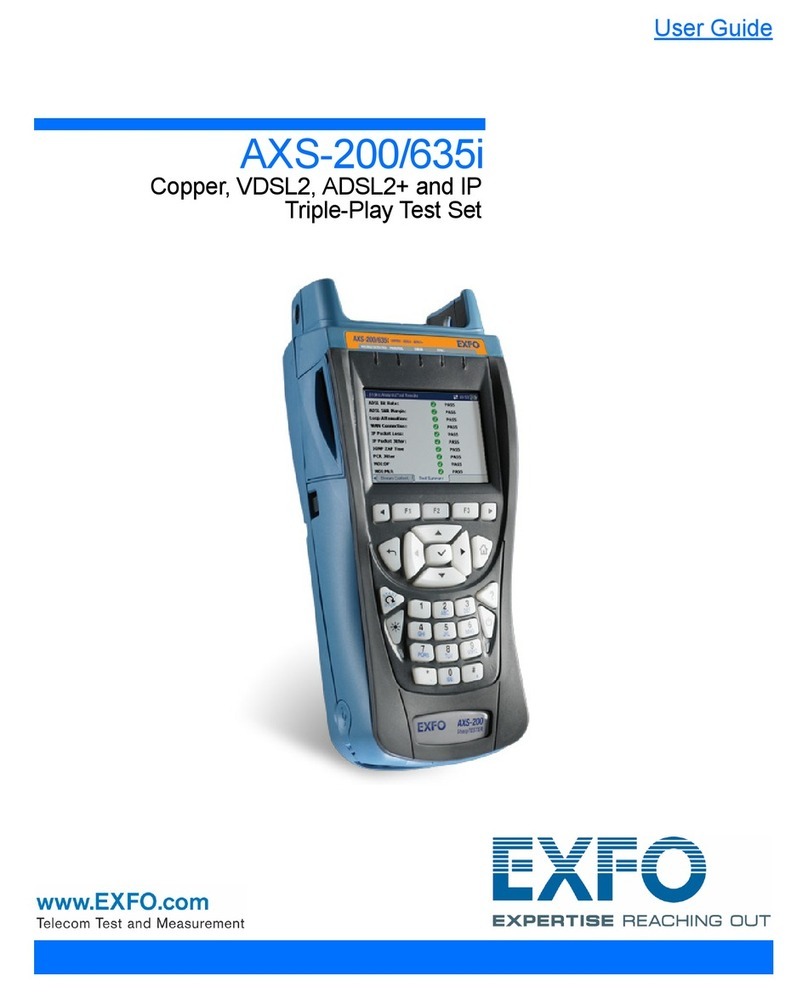 EXFO AXS-200/635i user guide