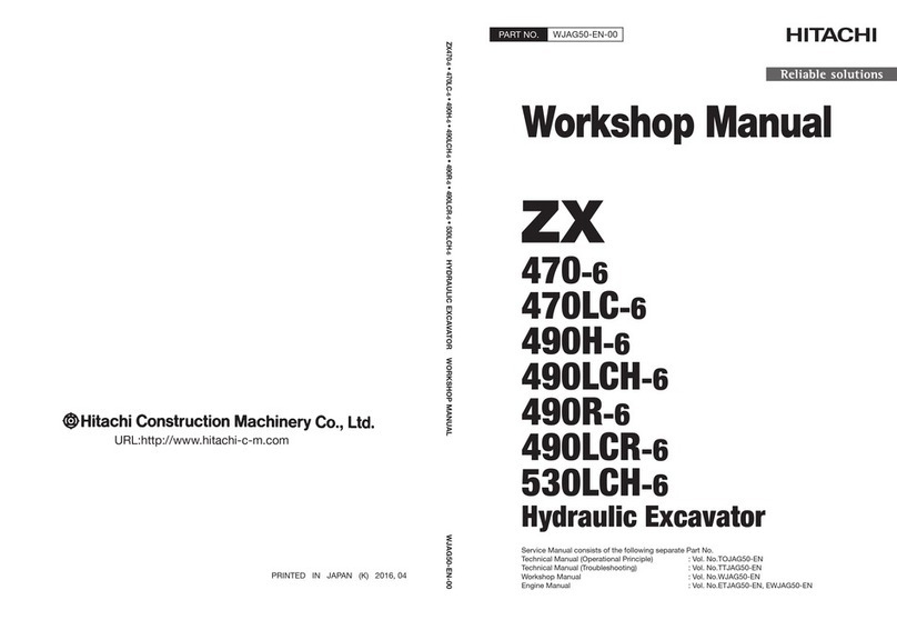Hitachi ZX 470-6 Workshop manual
