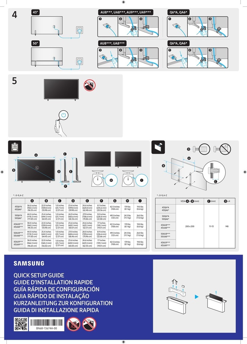 Samsung AU8 Series User manual Samsung AU8 Series User manual