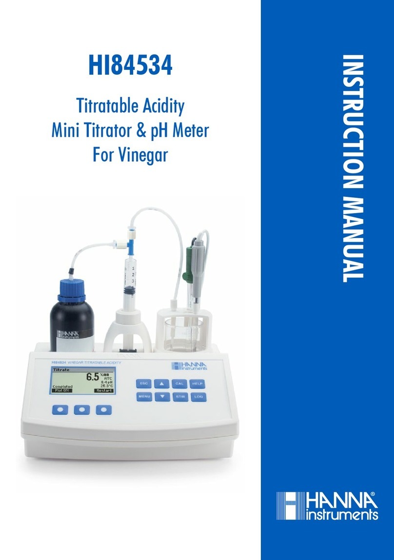 Hanna Instruments HI84534-01 User manual