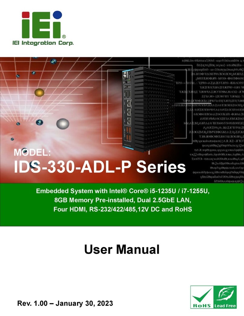IEI Technology IDS-330-ADL-P Series User manual