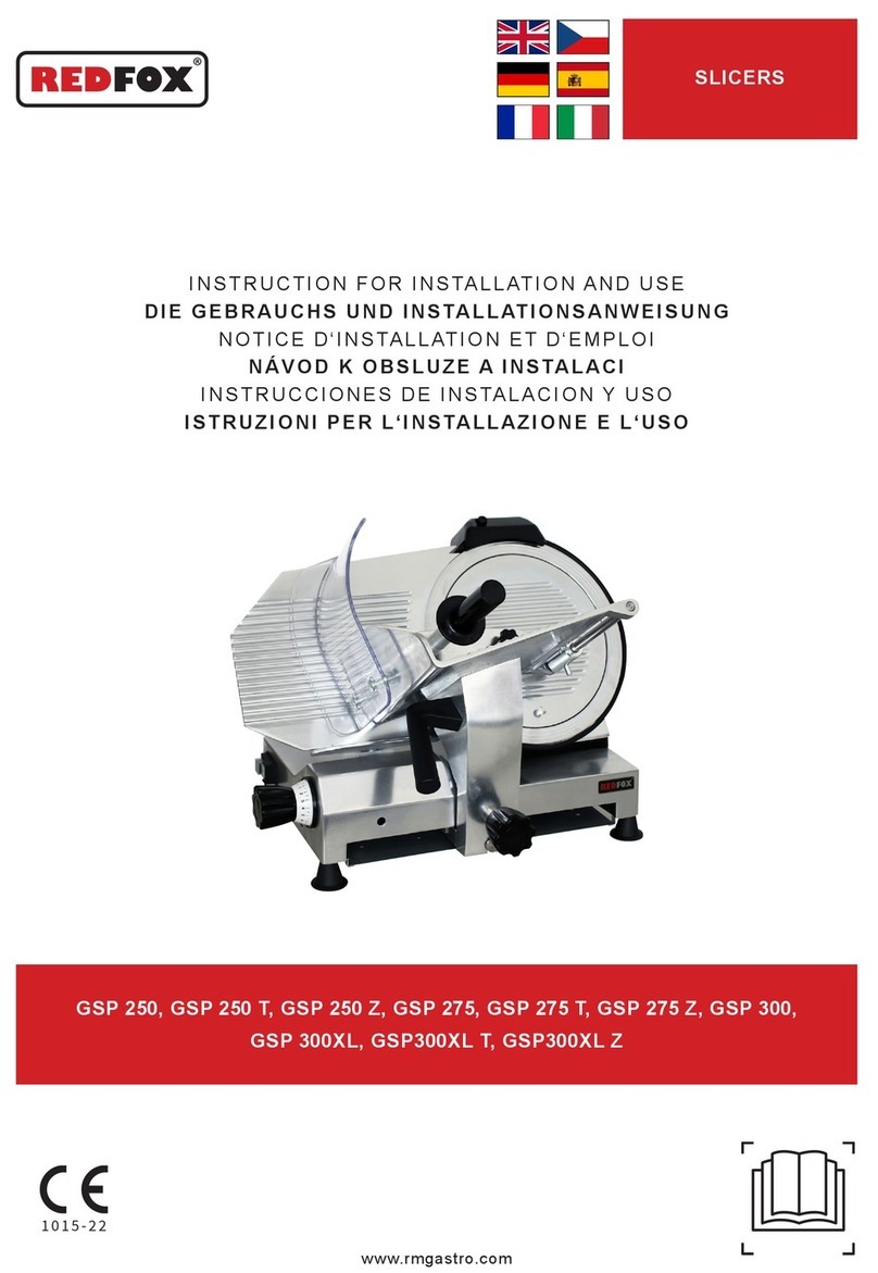 Redfox GSP 250 User manual