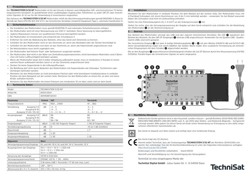 TechniSat TECHNISYTEM 5/32 NT manual