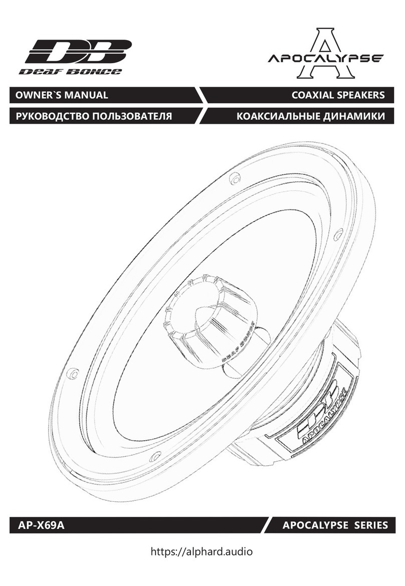 Deaf Bonce AP-X69A owner's manual