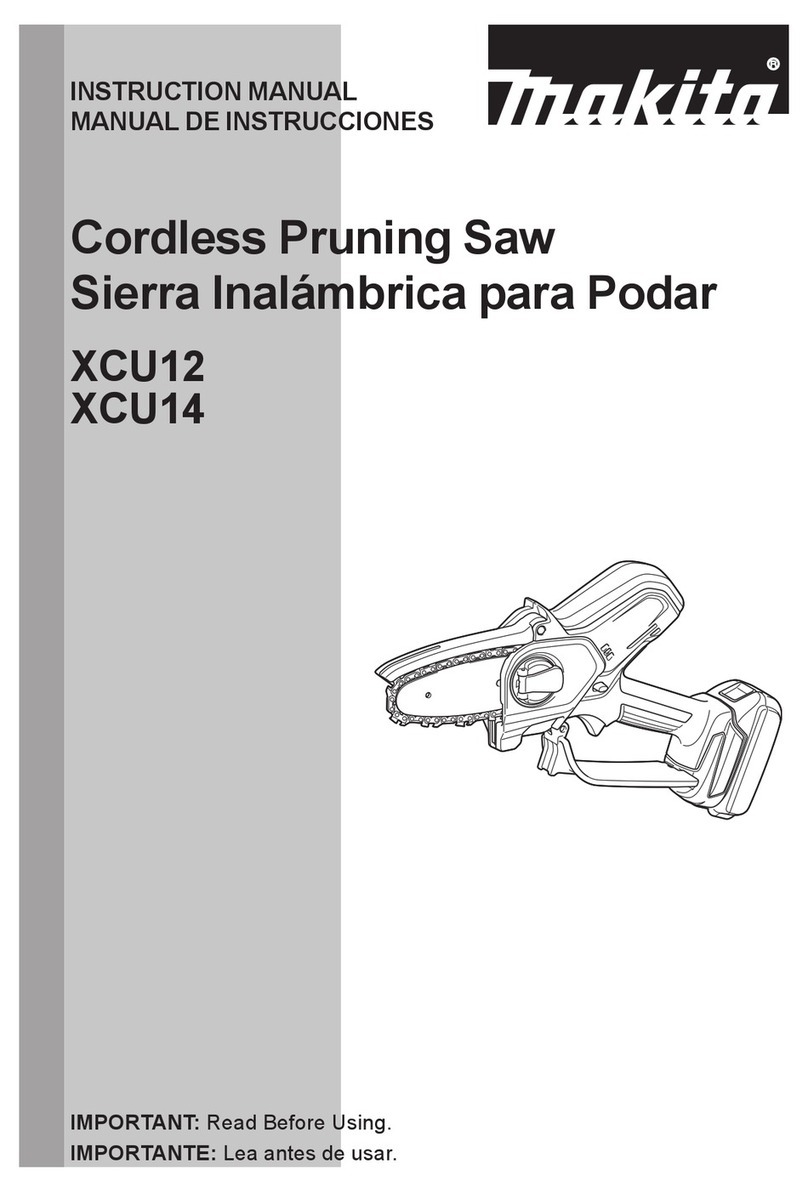 Makita XCU12 User manual