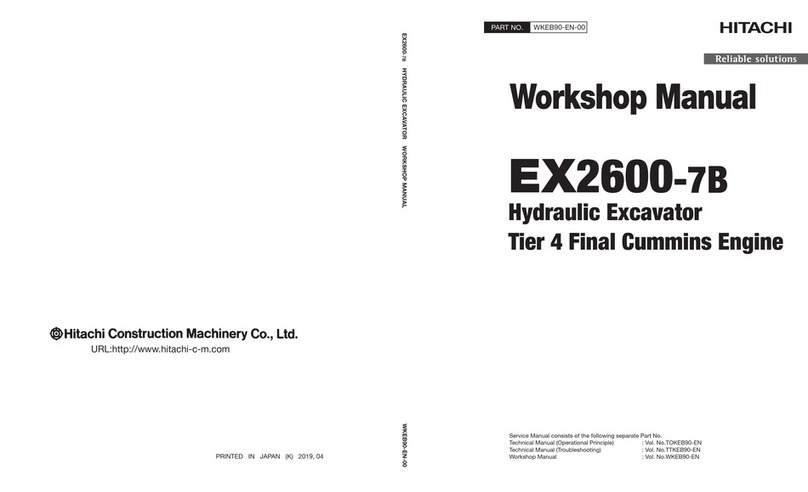 Hitachi EX2600-7B Instruction manual
