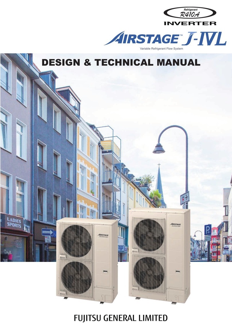 Fujitsu AIRSTAGE AJ 126LELDH Series Service manual