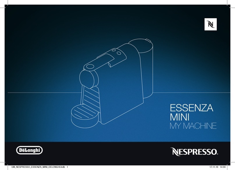 DeLonghi NESPRESSO MY MACHINE ESSENZA MINI manual