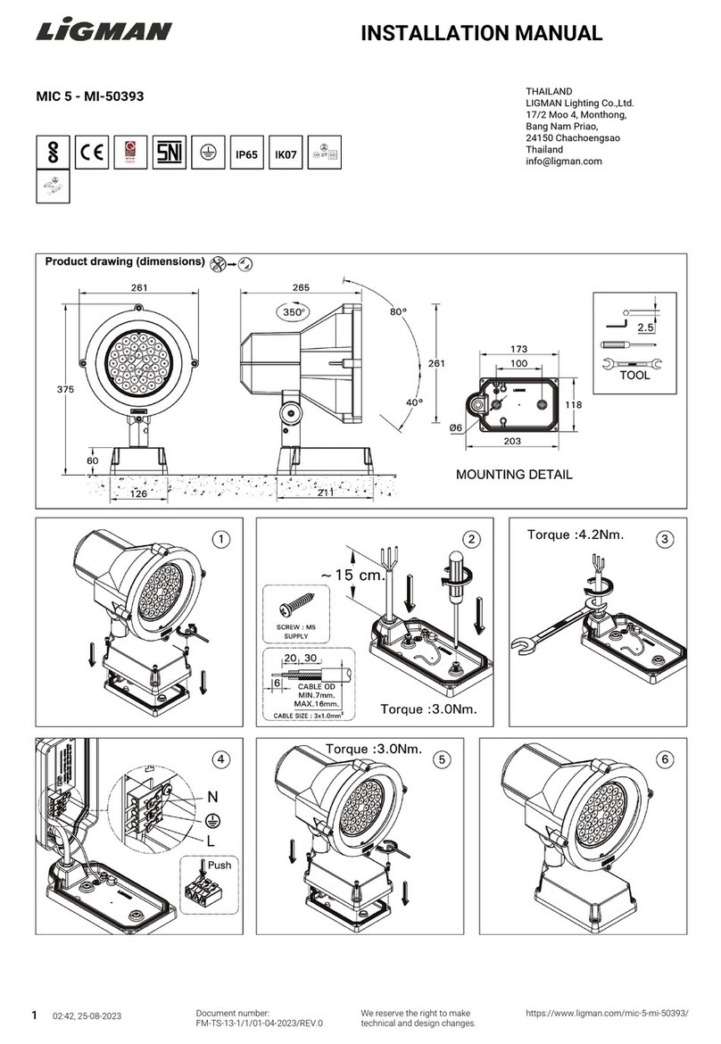 LIGMAN MI-50393 User manual