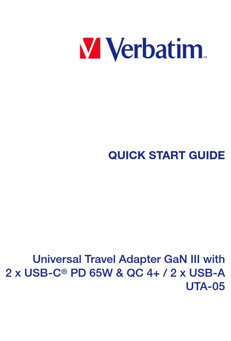 Verbatim UTA-05 quick start guide