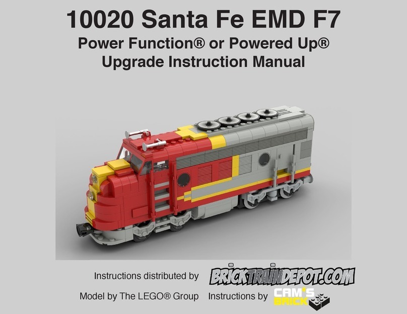 LEGO 10020 Santa Fe EMD F7 instruction manual
